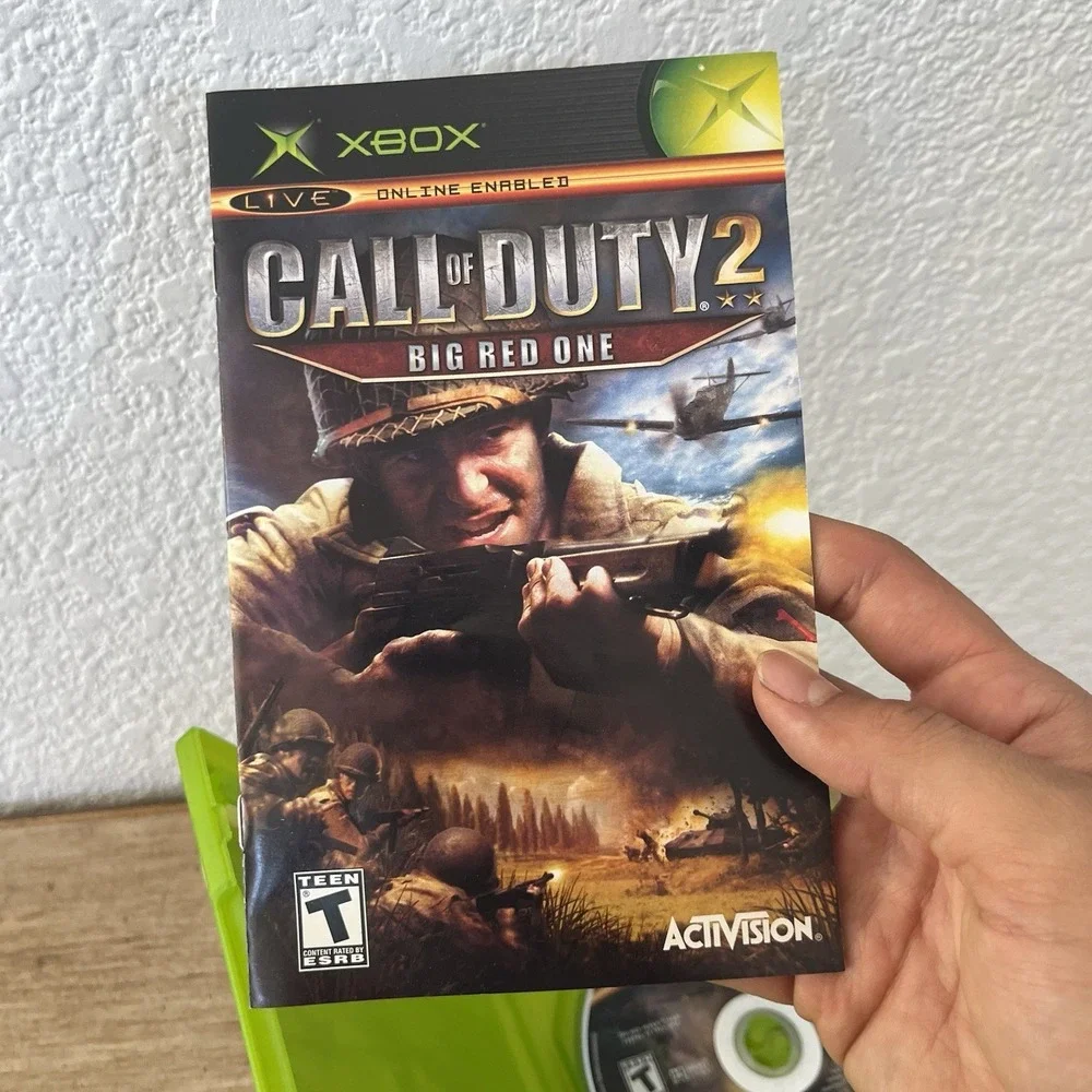 Call of Duty 2: Big Red One [Platinum Hits] (Microsoft Xbox, 2005) CIB Tested
